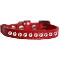 Mirage Pet Products Clear Jewel Cat Safety CollarRed Size 10 625-7 RD10